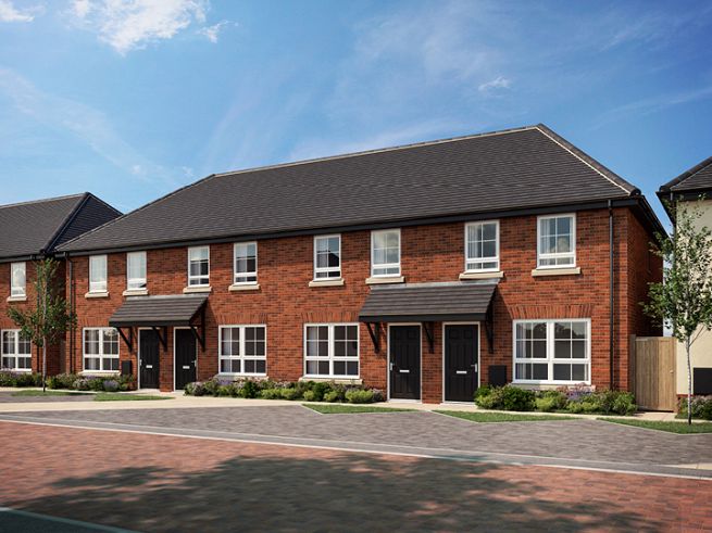 2 bedroom house - artist's impression subject to change. CGI’s are representative of the house type and not necessarily the specified plot as some details including finishes and roof colour may vary.